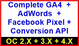 Complete GA4 + AdWords + Facebook Pixel + Conver..