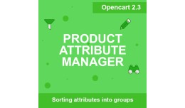 Grouping of attributes in a product