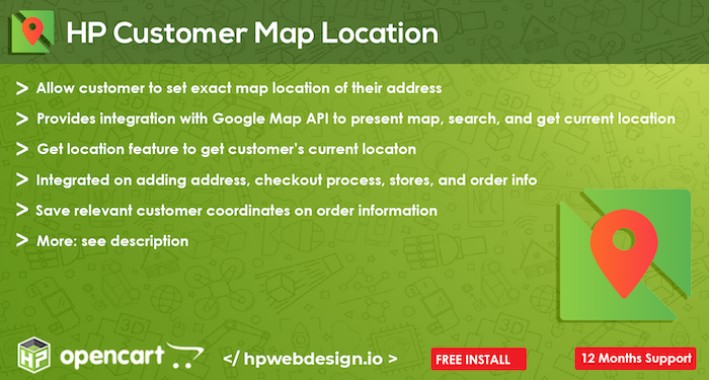 Customer Google Map Location [Advanced]