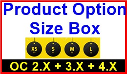 Product Option Size Box