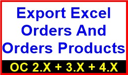 Export Excel Orders And Orders Products
