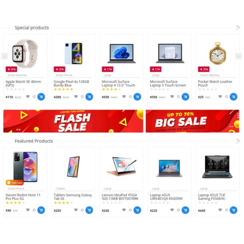 OpenCart Advanced Module Package For Opencart
