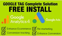 GA4 Analytics Google Tag, Google Ads Conversion ..