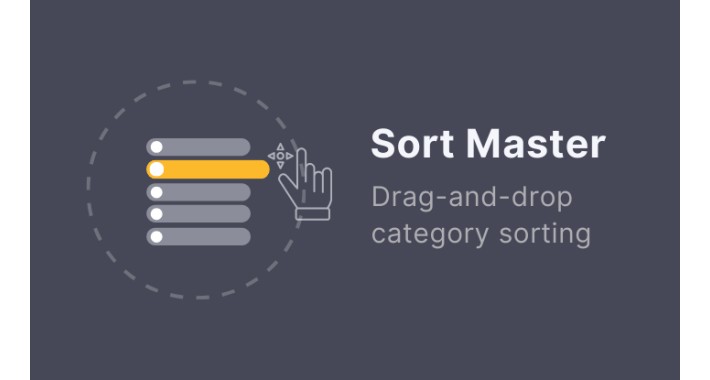 SortMaster — Sort order for categories using drag & drop