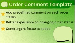 Order Comment Template Opencart [FREE]
