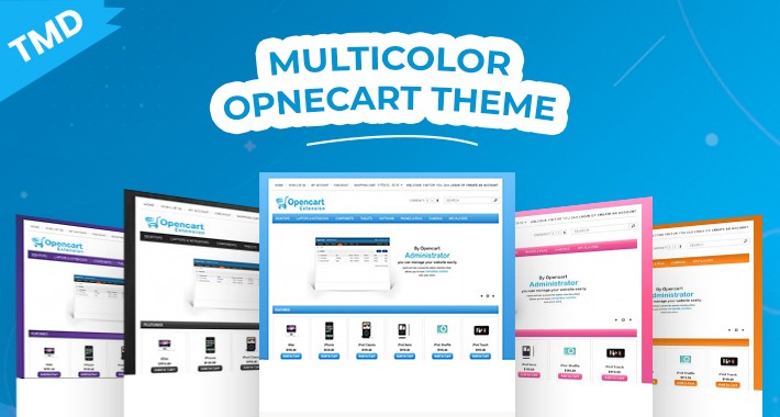 Multicolor opnecart theme