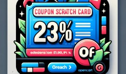 Scratchable Coupon Card