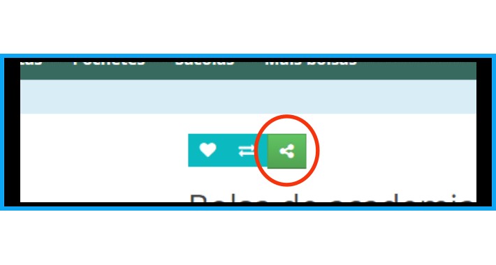 Botão de compartilhar  produto/Share button on product page