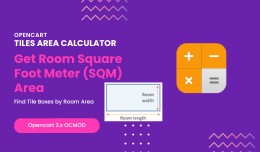 Opencart Room Area Tile Calculator OCMOD