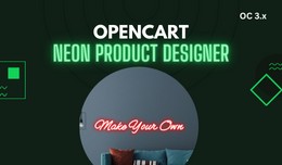 Opencart Neon Product Designer