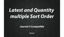 Latest and Quantity multiple Sort Order