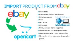 Import product from eBay [Trial version for 5 pr..