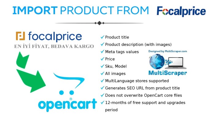 Import product from Focalprice.com