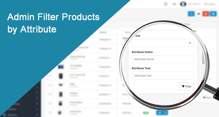 Admin Filter Products by Attribute