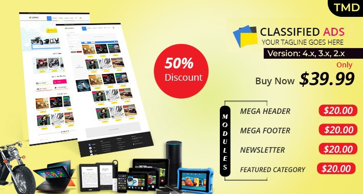 Classified- Responsive Opencart Theme