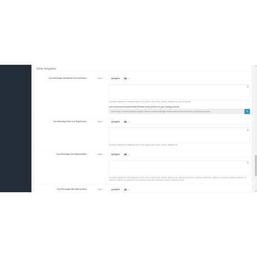 OpenCart - Opencart WhatsApp Notifications Extension