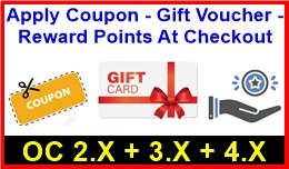 Apply Coupon - Gift Voucher - Reward Points At C..