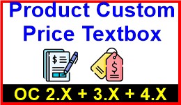 Product Custom Price Textbox