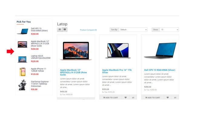 Product Random Module For Opencart