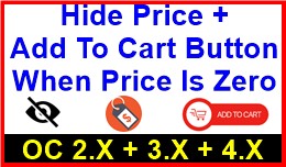 Hide Price + Add To Cart Button When Price Is Zero