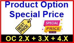 Product Option Special Price