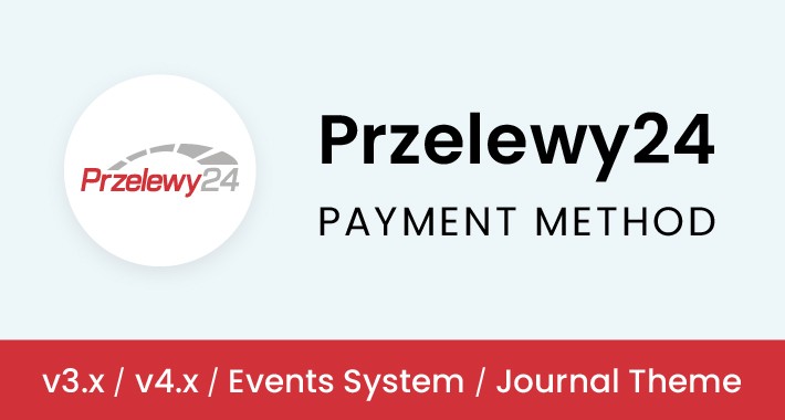 OpenCart - Przelewy24 Payment Method