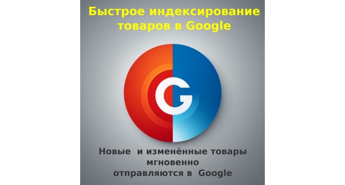 Google Indexing Api - instant indexing of products in Google.