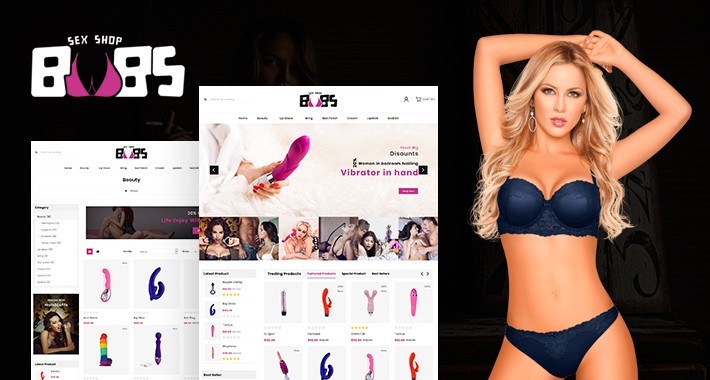 Sex Shop Boobs Multipurpose Responsive Opencart Theme
