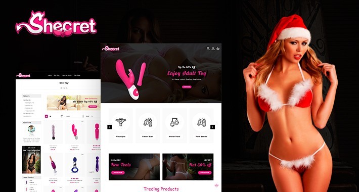 Sex Toy Shecret Multipurpose Responsive Opencart  Theme