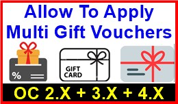 Allow To Apply Multi Gift Vouchers