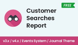 Customer Searches Report