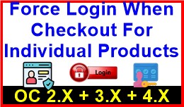 Force Login When Checkout For Individual Products