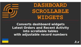 Dashboard Scrollable Widgets