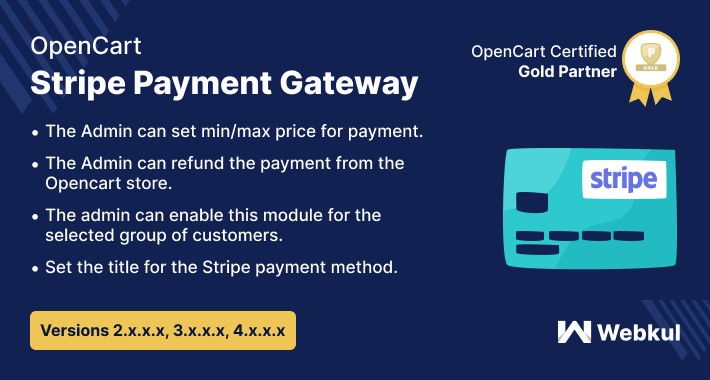 Opencart Stripe Payment Gateway
