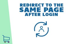Redirect to the same page after login