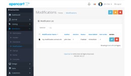 OCMOD modifications support for Opencart4 OC4