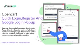 Opencart Quick Login,Registration, Google Login ..