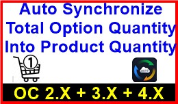 Auto Synchronize Total Option Quantity Into Prod..