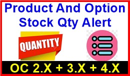 Product And Option Stock Qty Alert