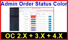 Admin Order Status Color