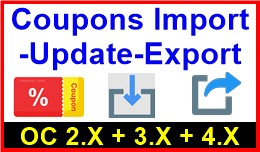 Coupons Import-Update-Export