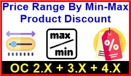 Price Range By Min-Max Product Discount