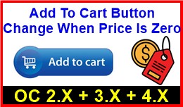 Add To Cart Button Change When Price Is Zero