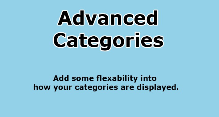 Advanced Categories