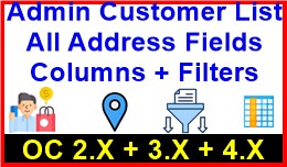 Admin Customer List All Address Fields Columns +..