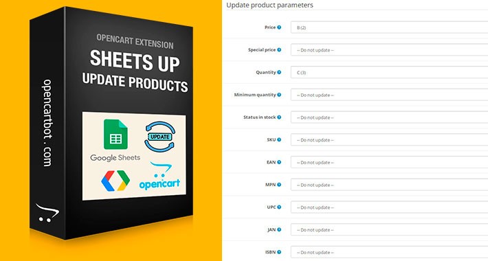 SheetsUp: Update products from Google Sheets