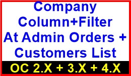 Company Column+Filter At Admin Orders+Customers ..