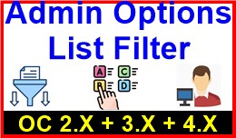 Admin Options List Filter