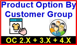 Product Option By Customer Group