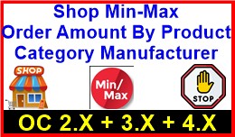 Shop Min-Max Order Amount By Product Category Ma..